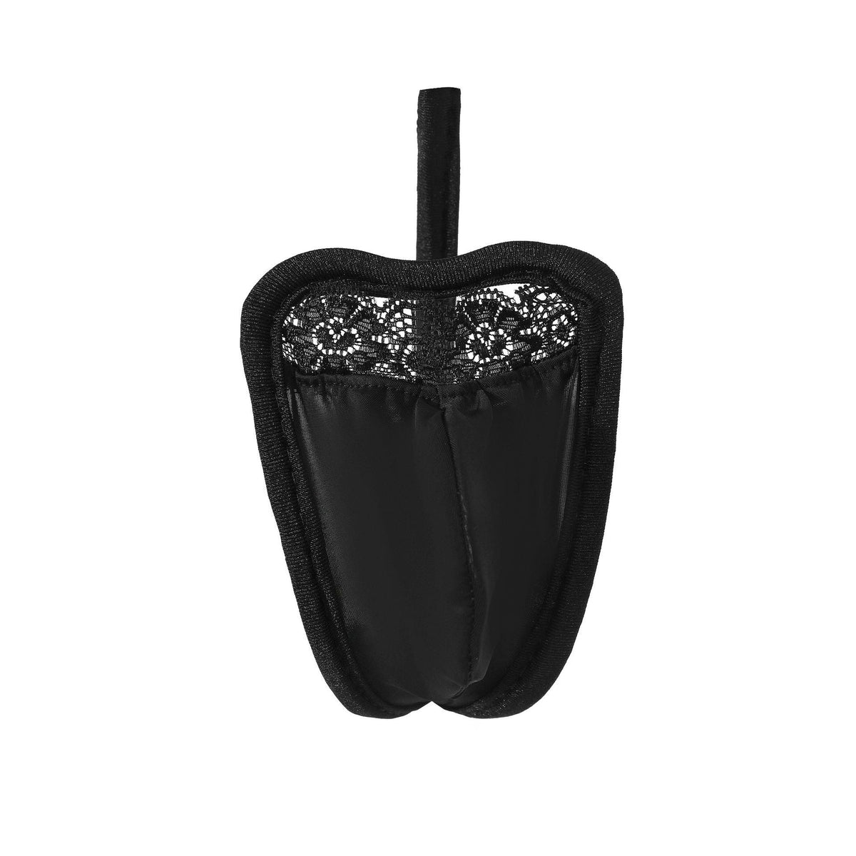 Black Seamless U Pouch Invisible C String alternate view 17