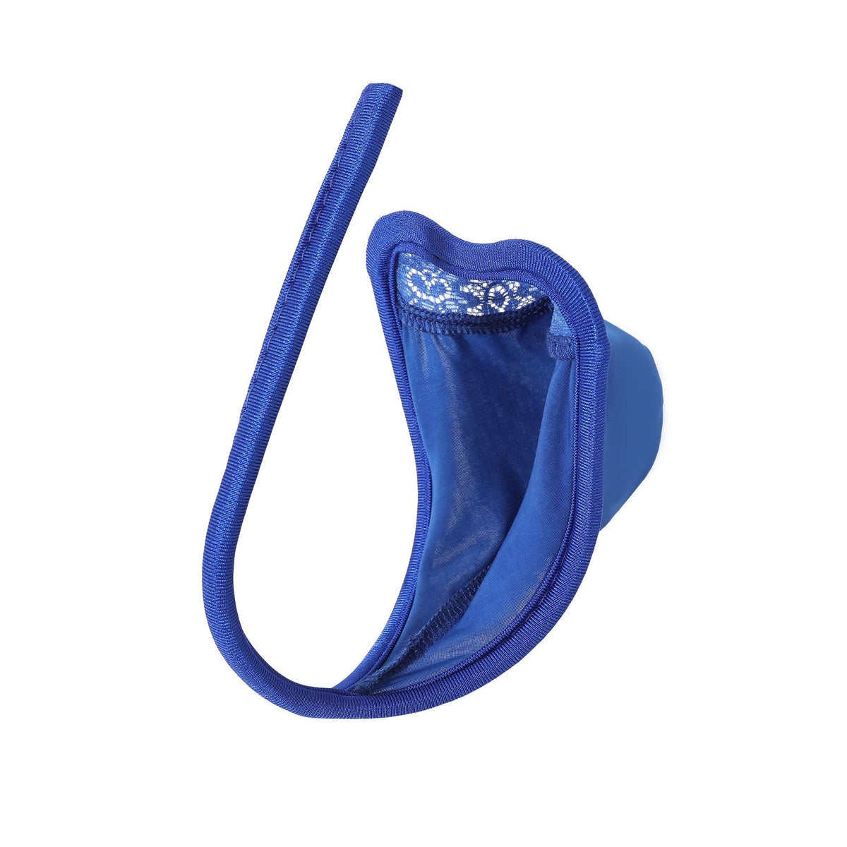 Blue Seamless U Pouch Invisible C String alternate view 7
