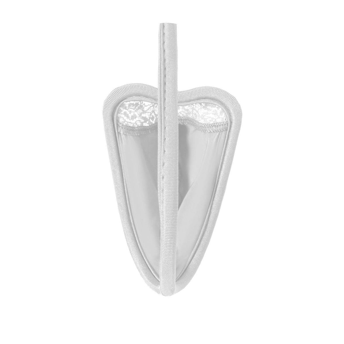 White Seamless U Pouch Invisible C String alternate view 16