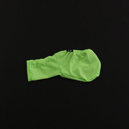 Neon Green Ultra Thin Silky Pull On Cock Sock Sleeve alternate view 4