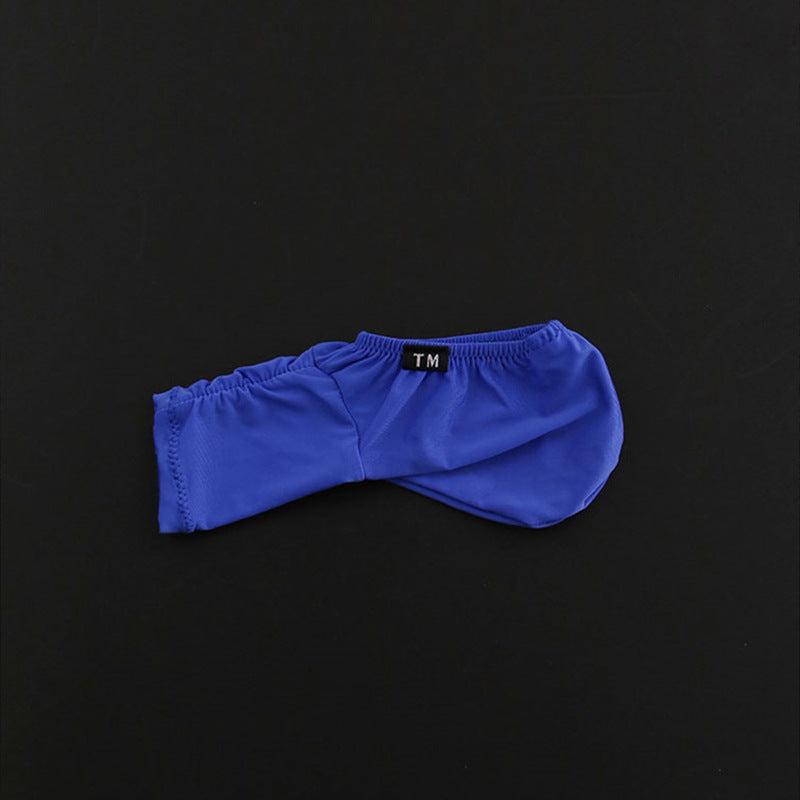 Royal Blue Ultra Thin Silky Pull On Cock Sock Sleeve alternate view 2