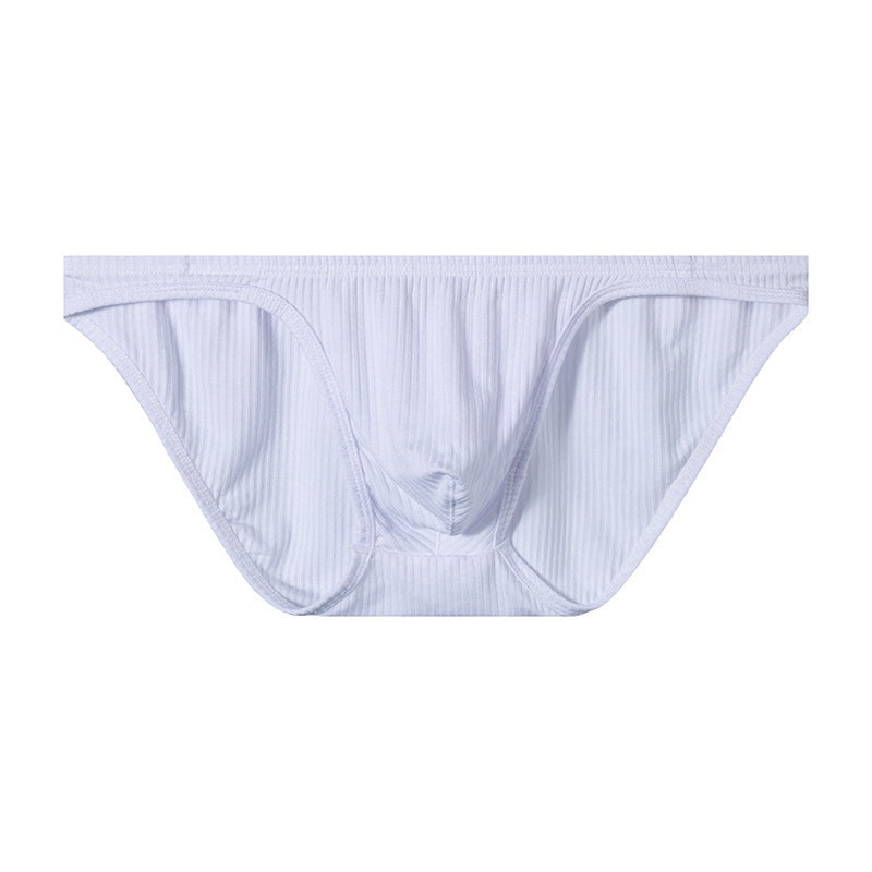 Ribbed Cotton High Cut Sport Briefs