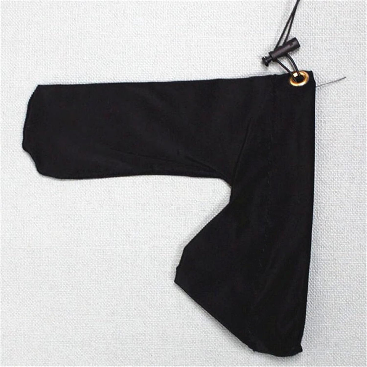 Black Soft Cotton Long Sleeve Drawstring Cock Sock alternate view 9