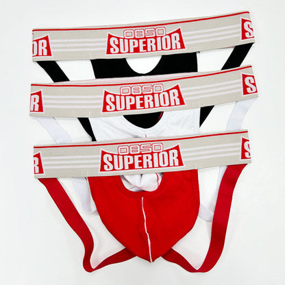 Retro Wide Waistband Cotton Jockstrap