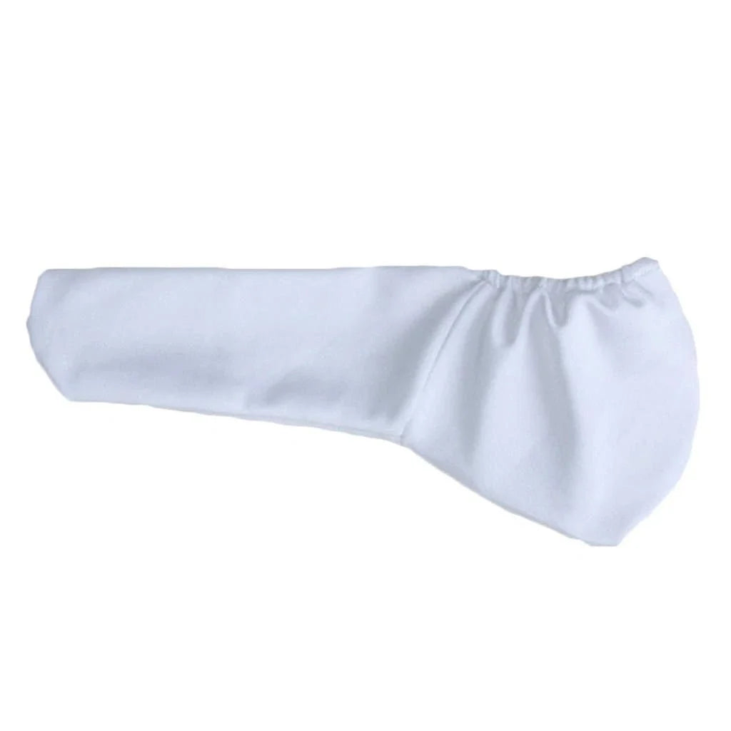 White Lightweight Tanning Pull On Cock Sock Sleeve alternate view 12