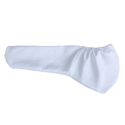 White Lightweight Tanning Pull On Cock Sock Sleeve alternate view 12
