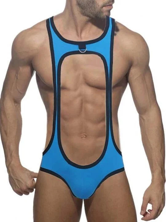 Cutout Thong Bottomless Bodysuit