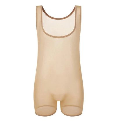 Elastic Vest Mesh Bodysuit Jumpsuit alternate view 7