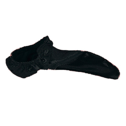 Wet Look Faux Leather Polka Dot Cock Sock
