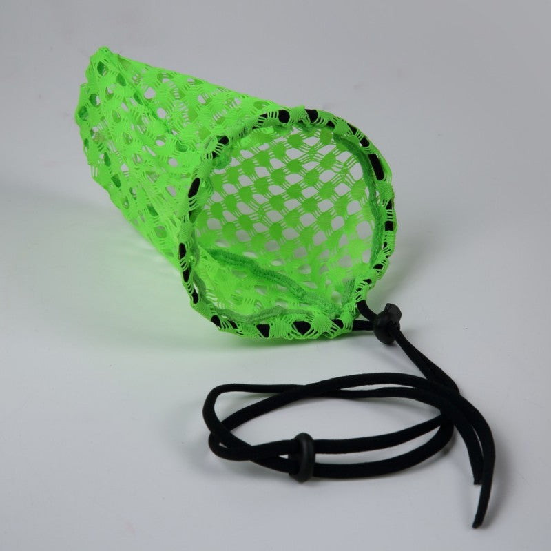 Neon Green Fishnet Mesh Adjustable Cock Sock alternate view 6