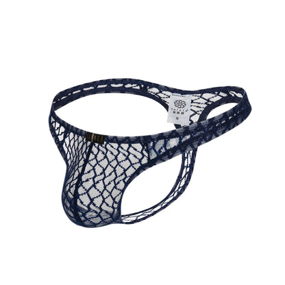 Fishnet Lace See Through T Back Thong flat lay