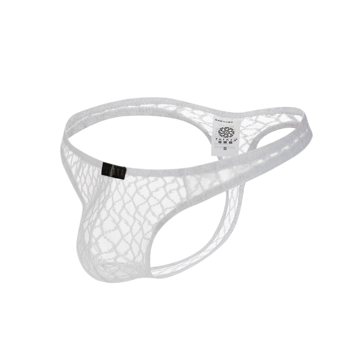 Fishnet Lace See Through T Back Thong