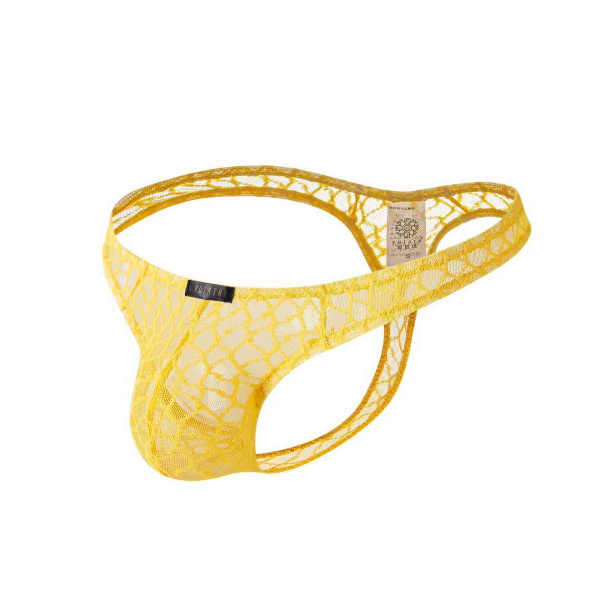 Fishnet Lace See Through T Back Thong