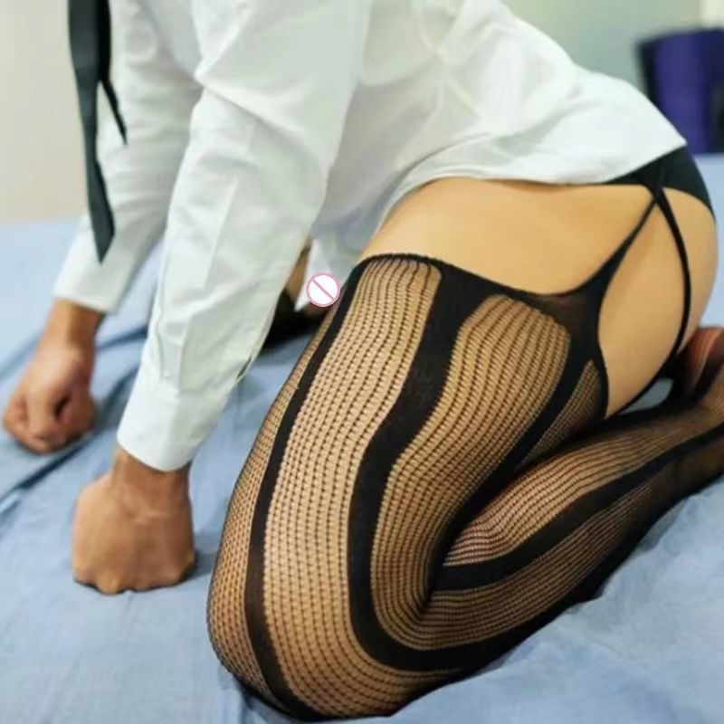 Net Fishnet Thigh High Stockings alternate view 3