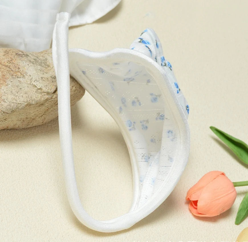 Blue Floral Ditsy Print C String alternate view 10