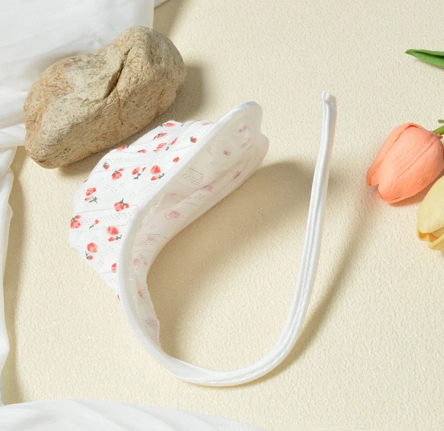 White Floral Ditsy Print C String alternate view 9