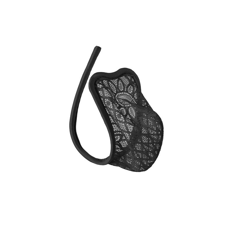Black Floral Lace Sheer C String product view