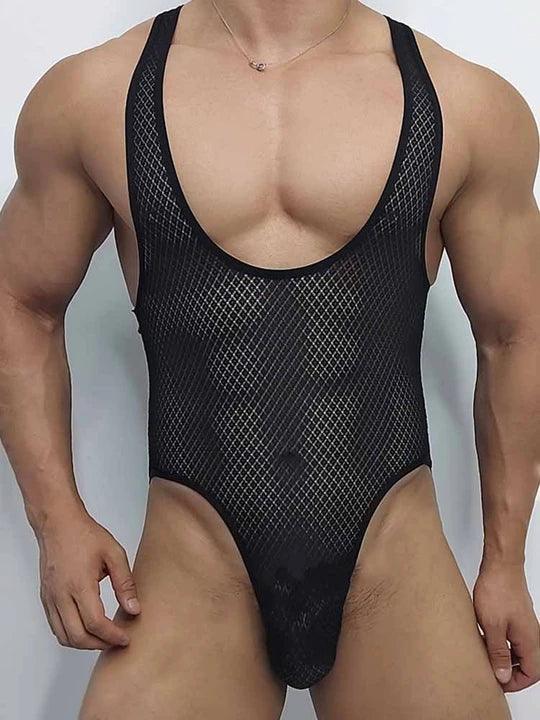 Floral Lace High Cut Briefs Bodysuit