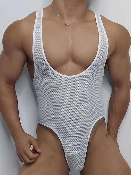 Floral Lace High Cut Briefs Bodysuit