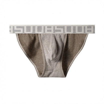 Flat lay of gray High Cut Cotton Contour Pouch Brief