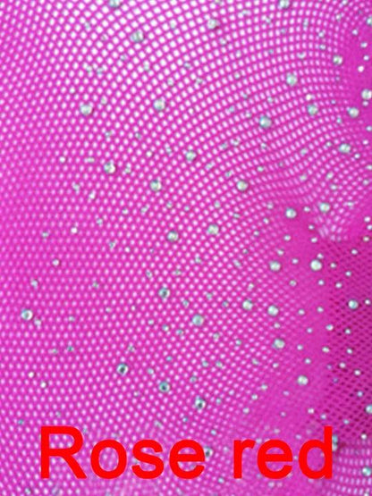 Rhinestone Fishnet Stockings alternate view 10