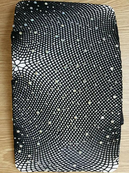Rhinestone Fishnet Stockings alternate view 6