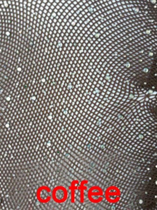 Rhinestone Fishnet Stockings