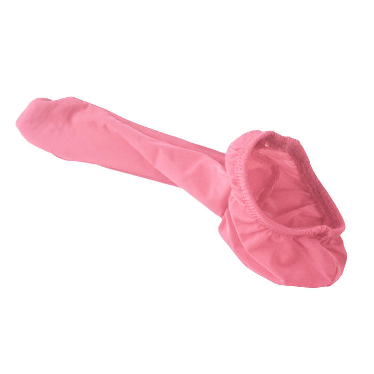 Pink Solid Ice Silk Pull On Cock Sock Sleeve alternate view 9