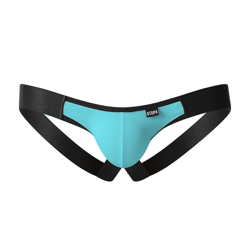 Colorblock Ice Silk U Pouch Jockstrap