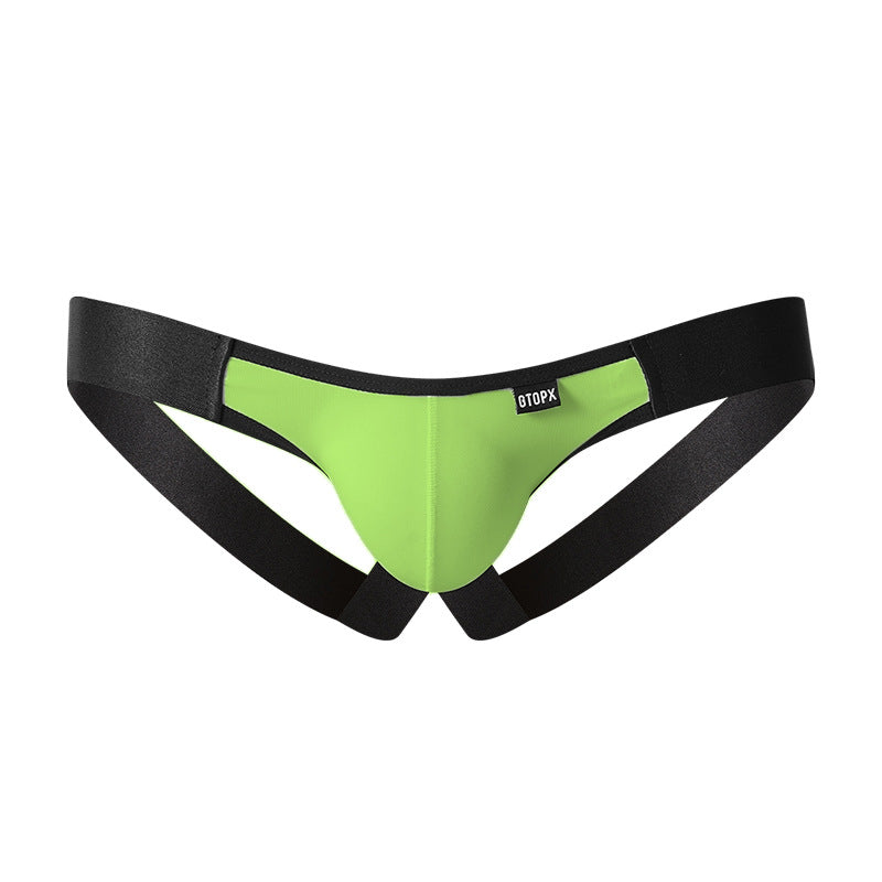 Colorblock Ice Silk U Pouch Jockstrap