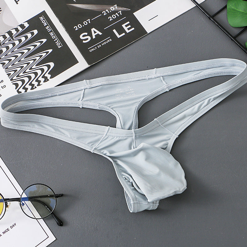 Another detailed view of Ice Silk Big U Pouch Low Rise Thong