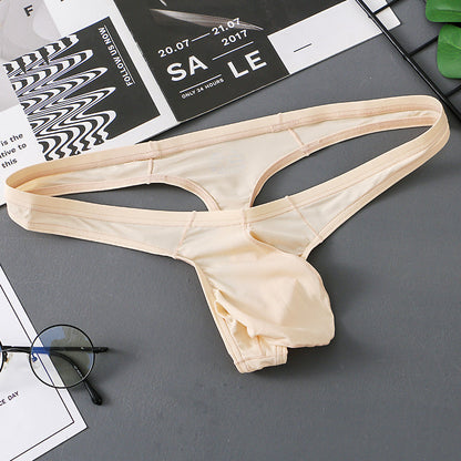 Alternate perspective of Ice Silk Big U Pouch Low Rise Thong
