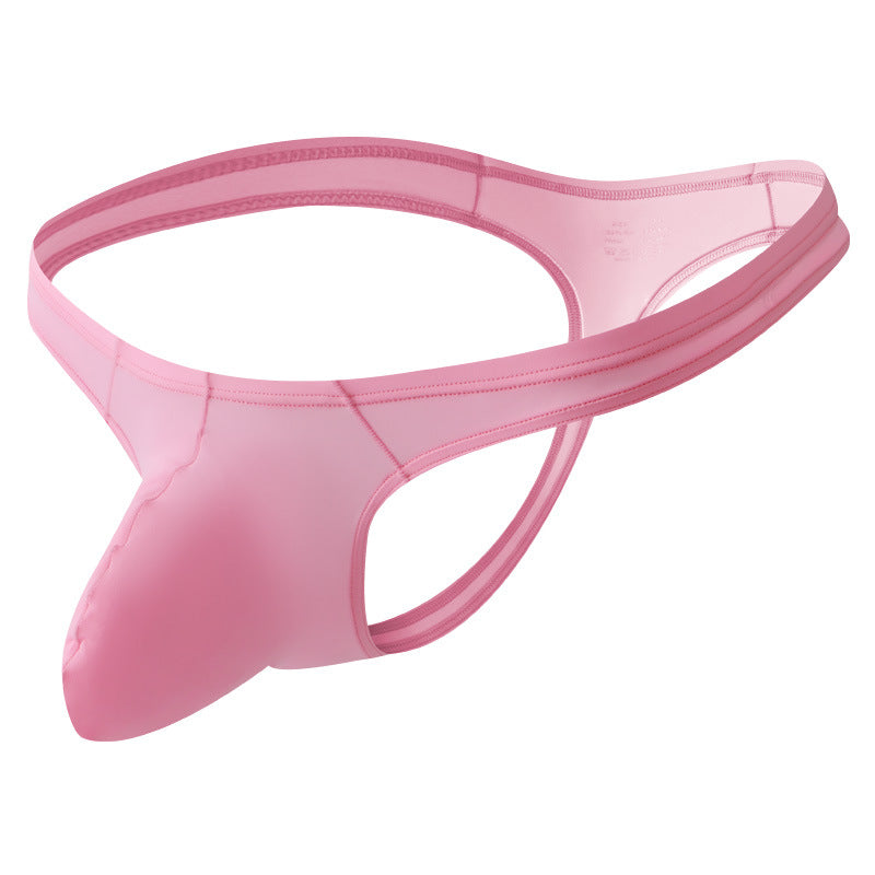 Ice Silk Big U Pouch Low Rise Thong