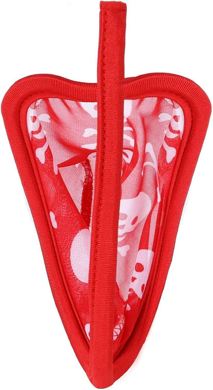 Skull Zebra Print C String alternate view 5