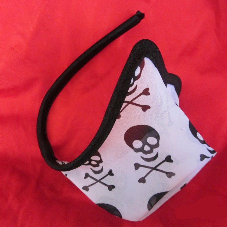 Skull Zebra Print C String