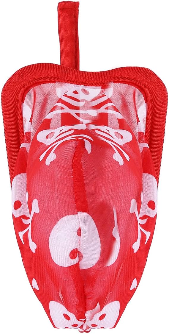 Skull Zebra Print C String alternate view 2