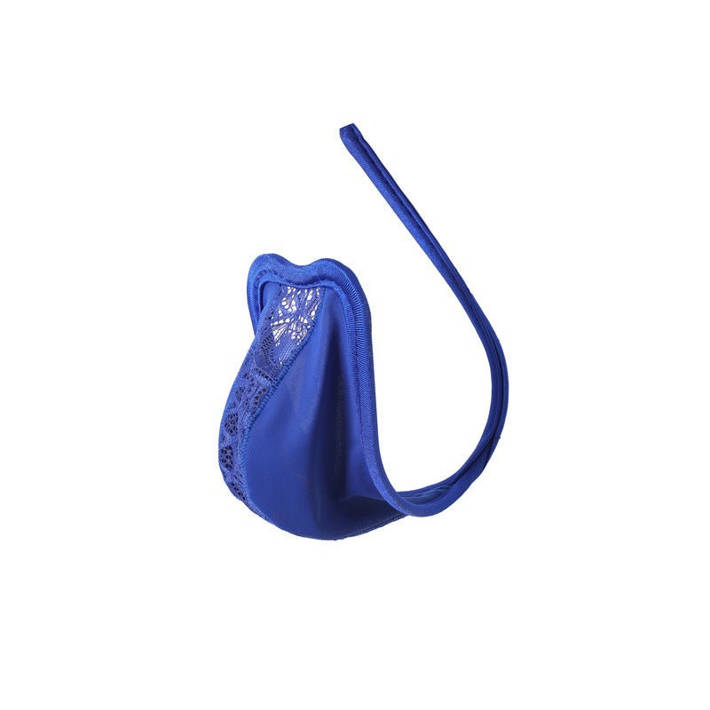 U Pouch Lace Sheer Back C String