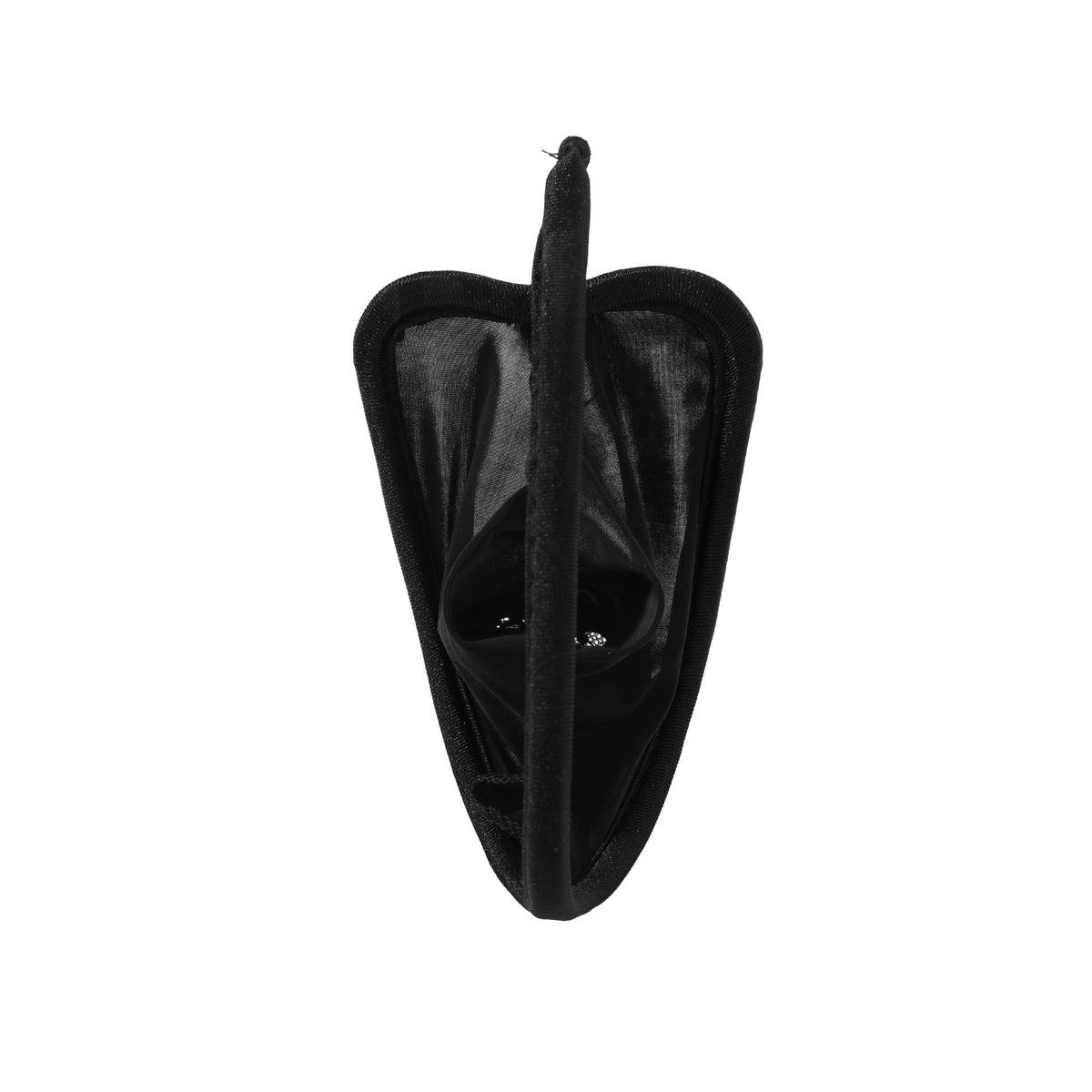 Black Jade Pendant Chain Lace C String back view