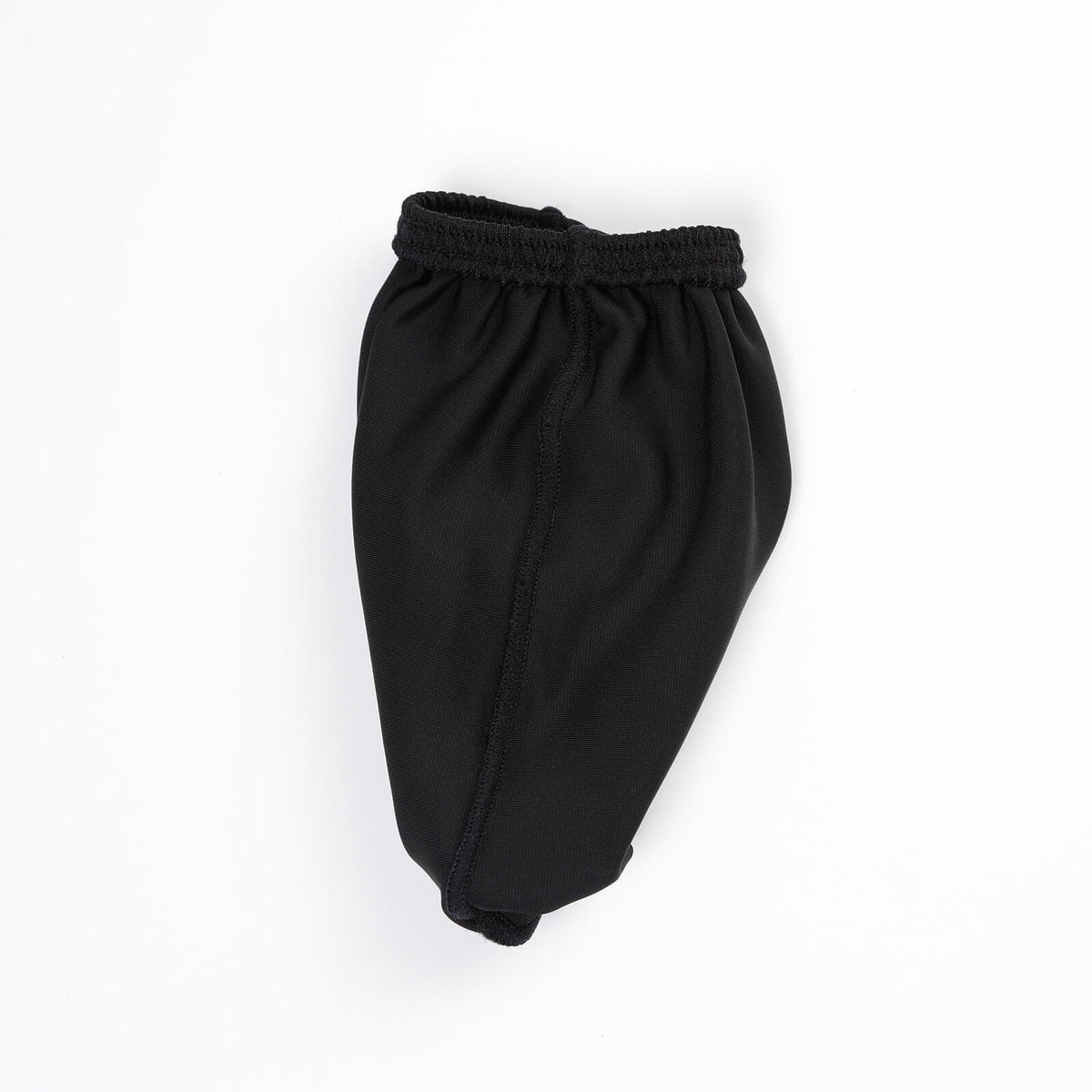 Black Seamless L Shape Pull On Cock Sock side view
