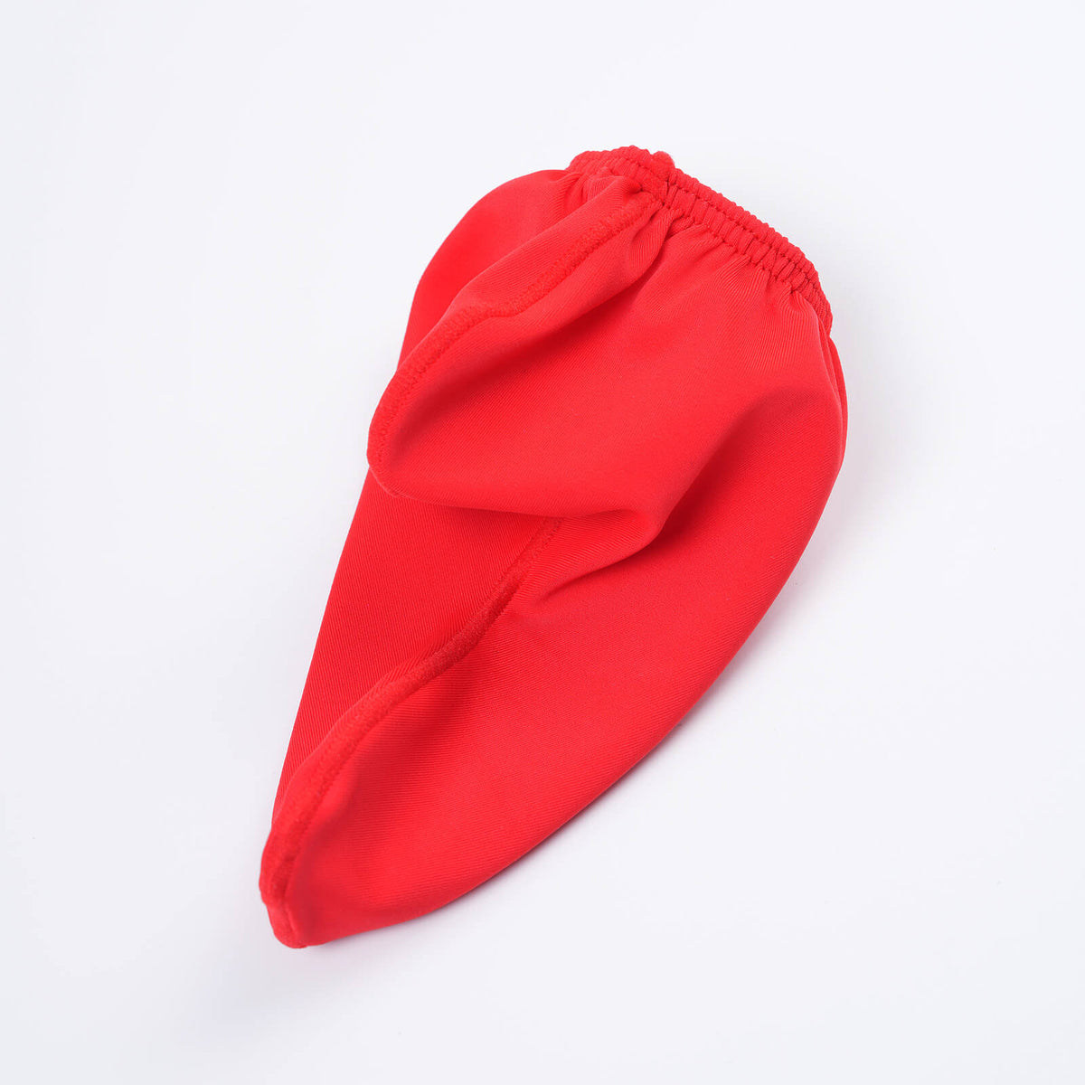 Red Seamless L Shape Pull On Cock Sock detail view