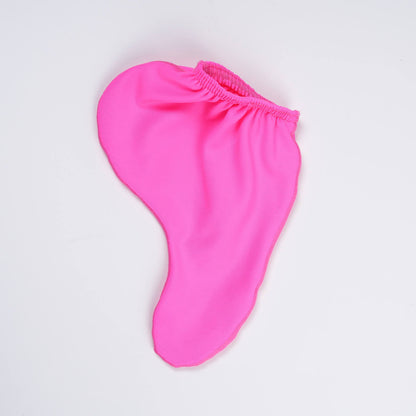 Rose Pink Seamless L Shape Pull On Cock Sock side view