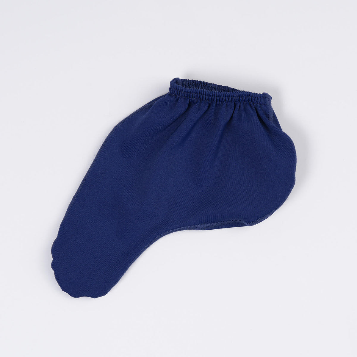 Royal Blue Seamless L Shape Pull On Cock Sock side view