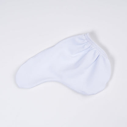 White Seamless L Shape Pull On Cock Sock alternate view 2