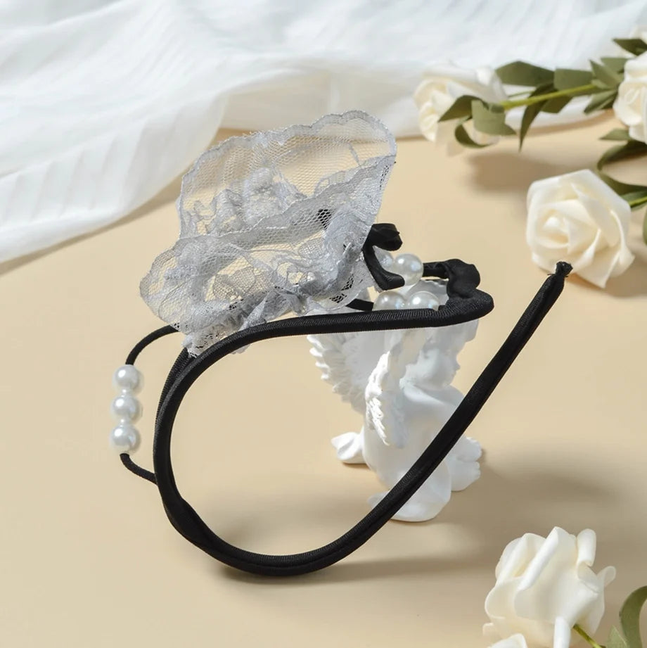 Sheer Mesh 3D Pouch C String
