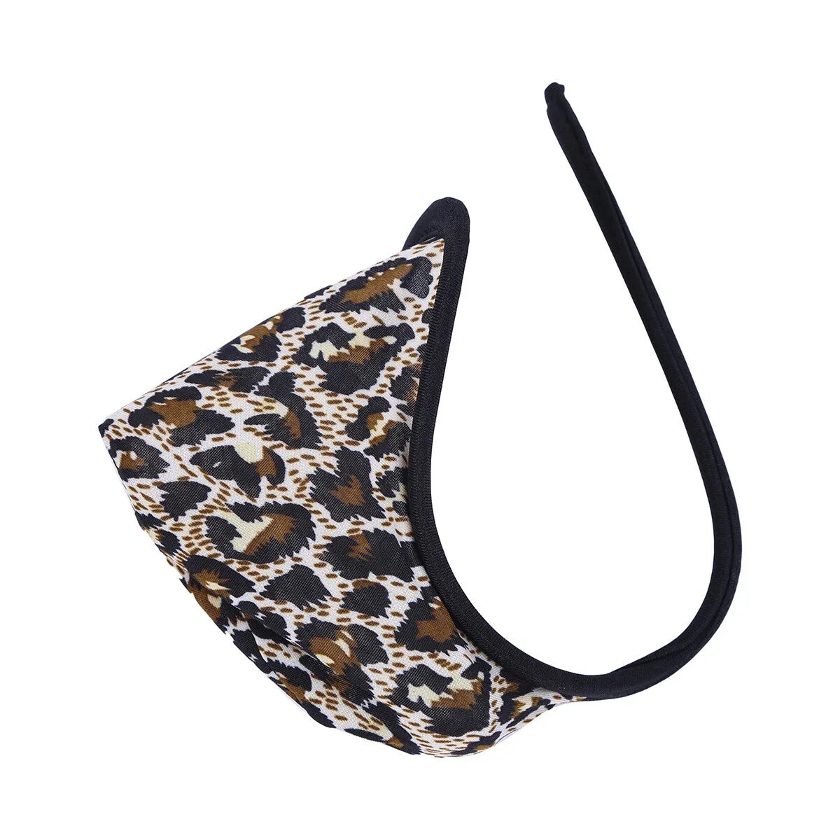 Leopard Leopard Print Pouch C String back view
