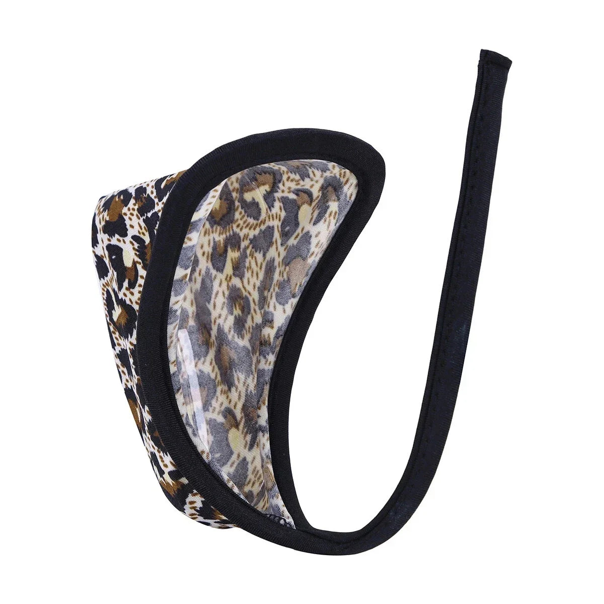 Leopard Leopard Print Pouch C String side view