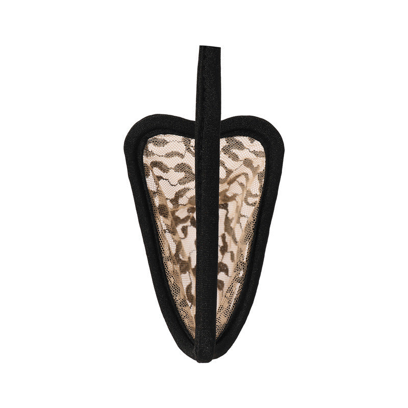Leopard Leopard Lace Grip Pad C String front view