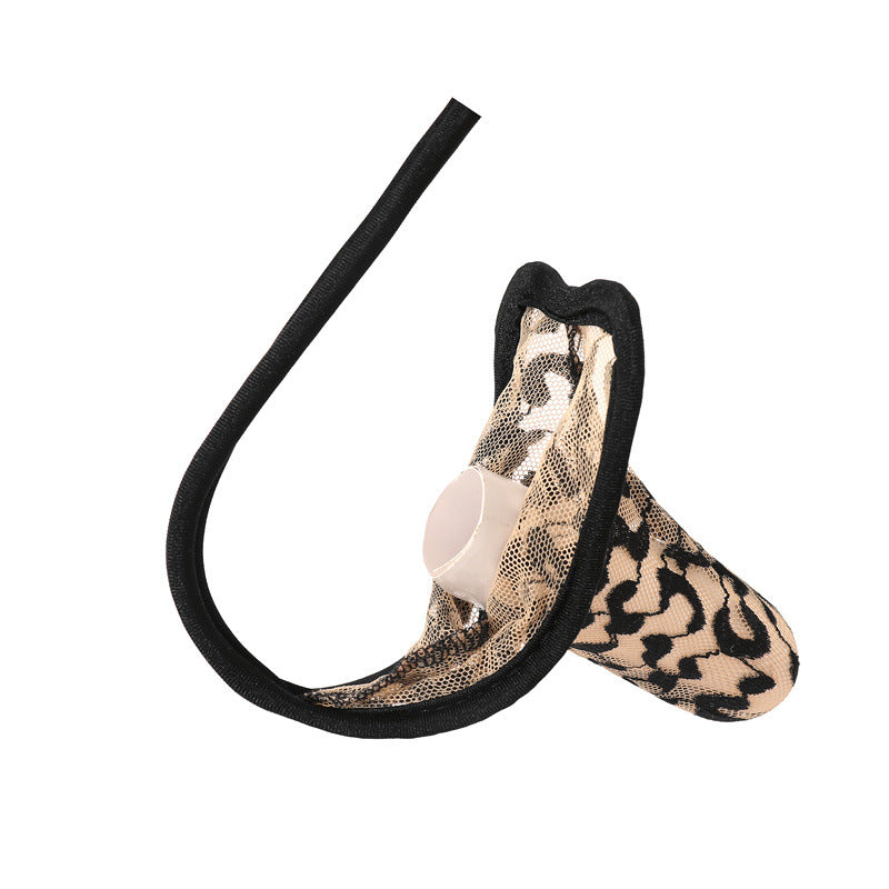 Leopard Leopard Lace Grip Pad C String detail view