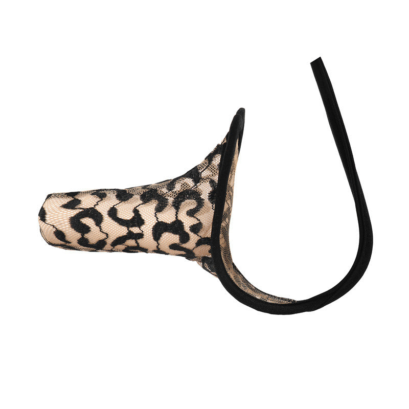 Leopard Leopard Lace Grip Pad C String side view