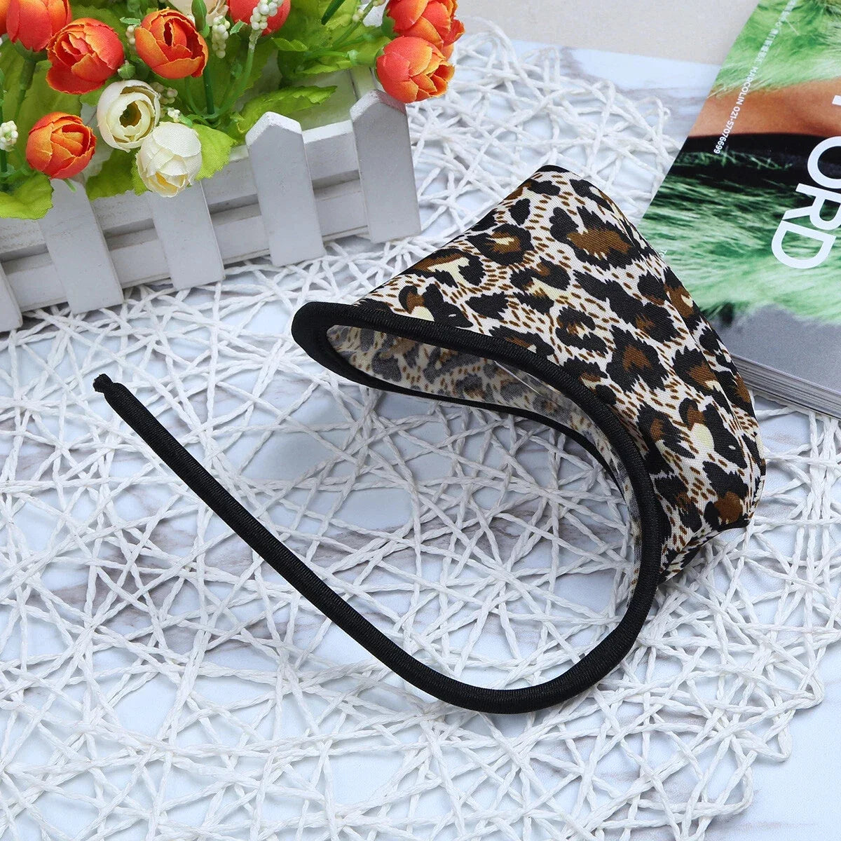 Leopard Leopard Print Pouch C String front view